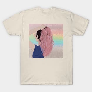 ombre girl T-Shirt